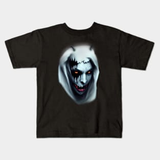 SPOOKY AND CREEPY RED EYED SPOOKY HALLOWEEN Kids T-Shirt